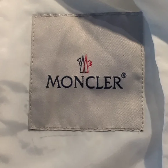 Moncler Nancy Women's Cream Hooded Jacket - Picture 7 of 10